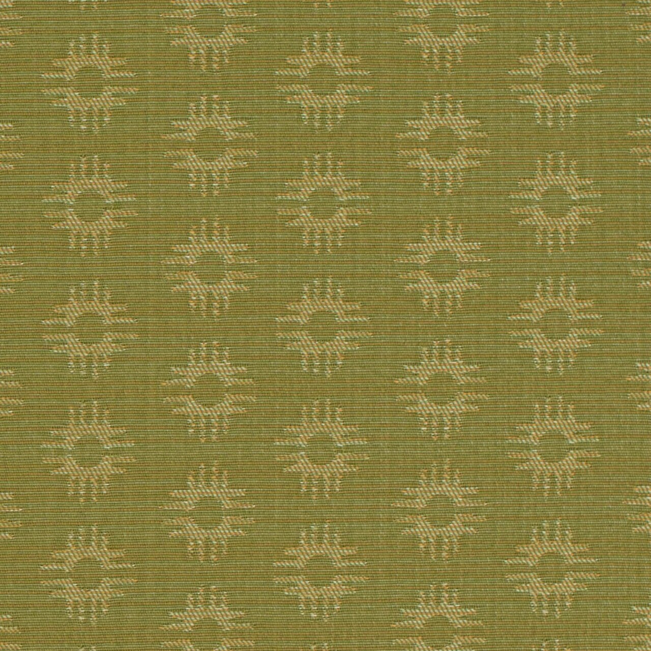 Kiwi - Green Abstract & Geometric Upholstery Fabric 54 Inches"